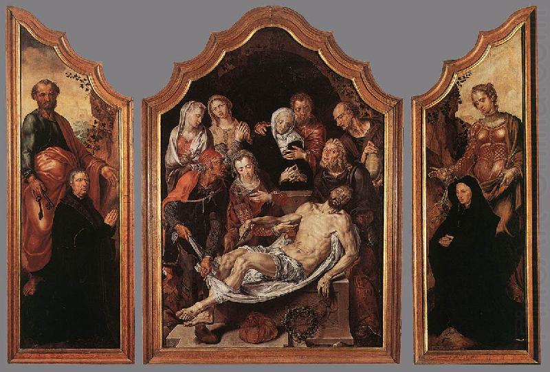 Lamentation of Christ sg, HEEMSKERCK, Maerten van